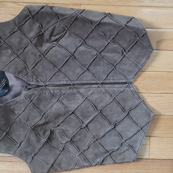 Newport News Womens Vest 6 Suede VTG Western Boho Festival Cowgirl Texture Retro - Picture 3 of 7